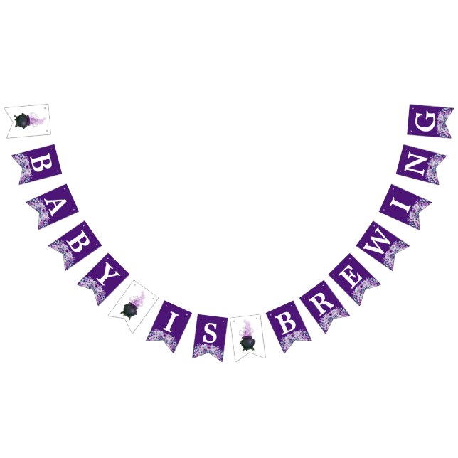 A Baby is Brewing October Halloween Baby Bunting Flags (All)