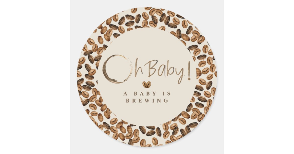  50 Greenery Oh Baby Stickers-Baby Gender Neutral