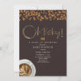 A Baby Is Brewing Oh Baby Dark Coffee Baby Shower Invitation