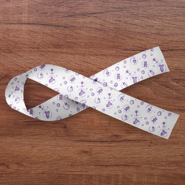 A Baby is Brewing Pattern Halloween Baby Shower Satin Ribbon (A Baby is Brewing Pattern Halloween Baby Shower Satin Ribbon
)