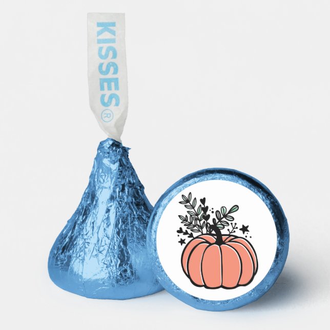 A Baby is Brewing Pumpkin Hershey®'s Kisses® (Front)