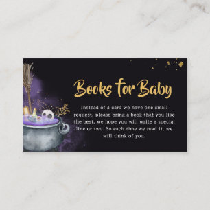 A Baby is Brewing Spooky Halloween Books for Baby Enclosure Card