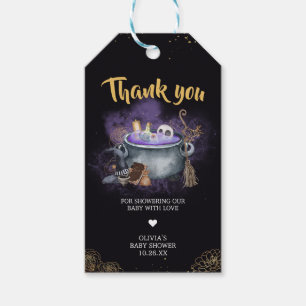 A Baby is Brewing Spooky Halloween Favor Tags