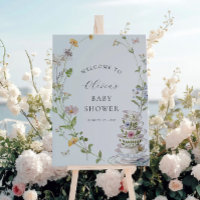 A Baby is Brewing Tea Party Baby Shower Welcome