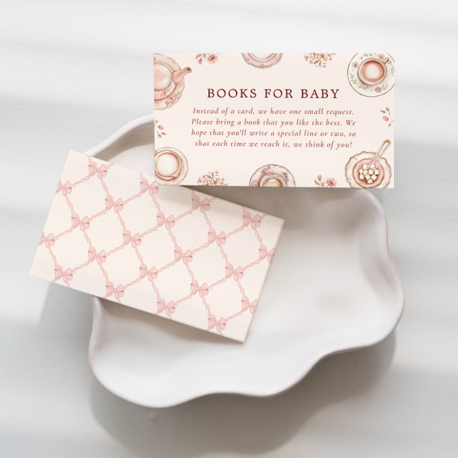 A Baby is Brewing Tea Party Books for Baby Enclosure Card (Creator Uploaded)