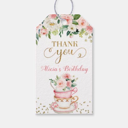 A Baby is Brewing Tea Party Favor Gift Tag