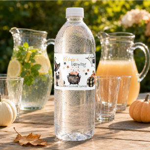 A Baby Is Brewing Water Bottle Label