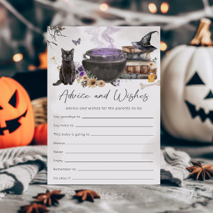 A Baby is Brewing Witch Advice and Wishes Game