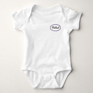 A baby mechanic outfit for Michael! Baby Bodysuit