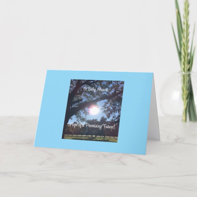 A Baby Shower card (Front)