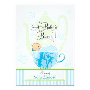 tea party invitations zazzle