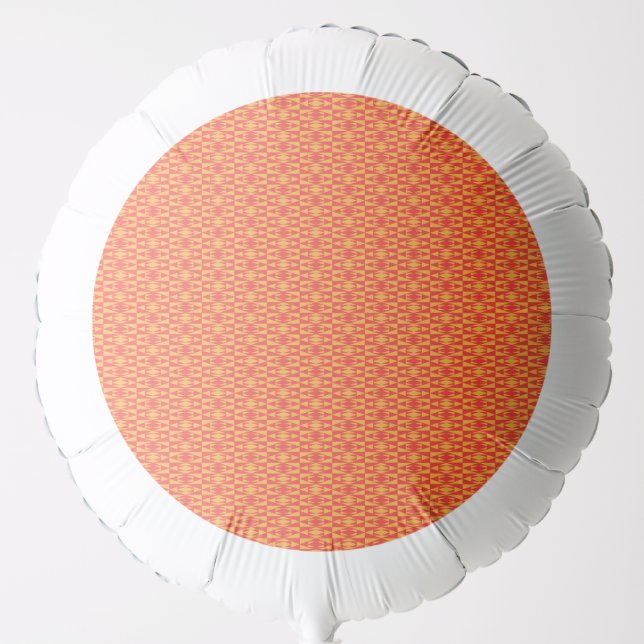 A background pattern featuring an orange and peach balloon (Front)