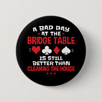 A Bad Day at the Bridge Table Funny Card Game