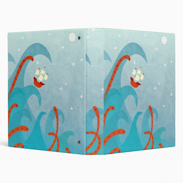 A Bad Day for Sailors 3 Ring Binder (Background)