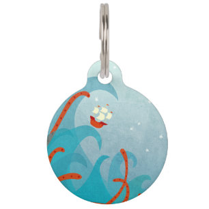 A Bad Day For Sailors Fun Nautical Pet ID Tag