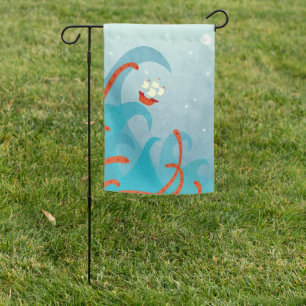 A Bad Day for Sailors Garden Flag