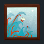 A Bad Day For Sailors Gift Box<br><div class="desc">Intrepid sailors on a ship facing huge ocean waves and a tentacled sea monster.  Not a great day so far.</div>