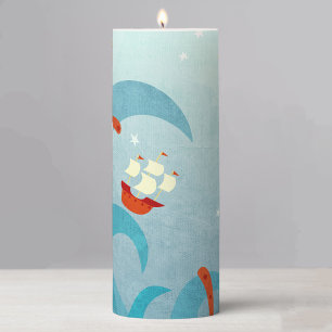 A Bad Day for Sailors Pillar Candle