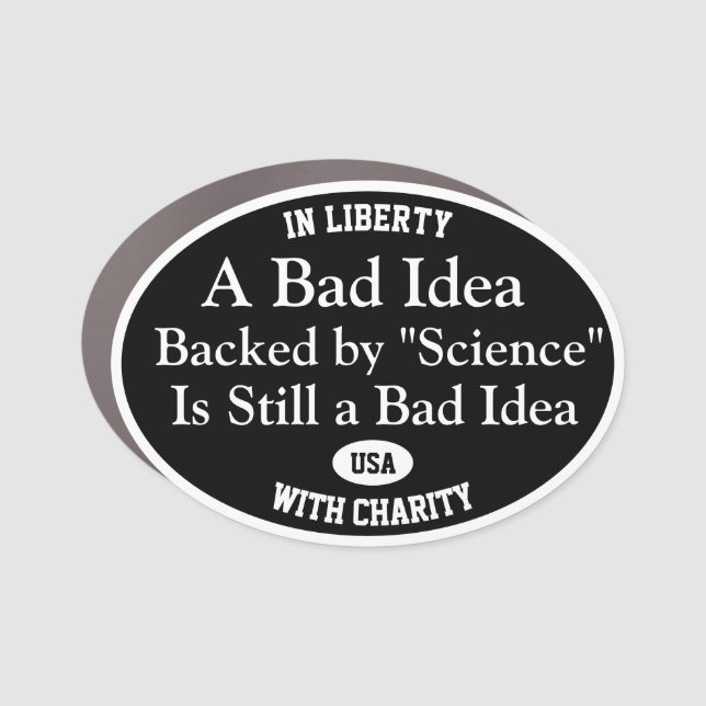 A Bad Idea Car Magnet (Front)