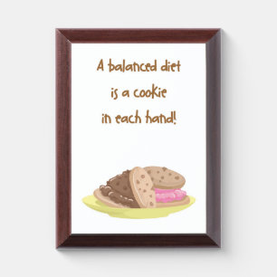 A BALANCE DIET... AWARD PLAQUE