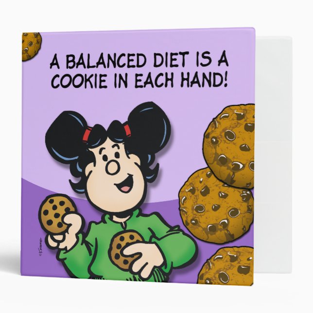 A Balanced Diet 3 Ring Binder (Front/Inside)