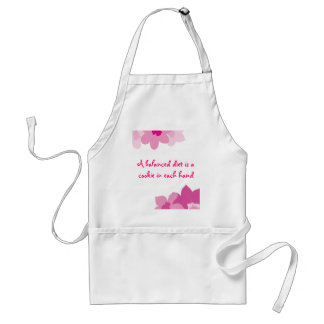 A balanced diet is a ... adult apron