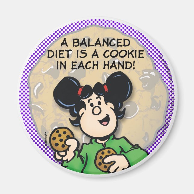 A Balanced Diet Magnet (Front)