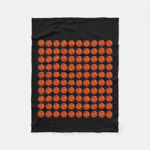 A Ball For 100 Days Boys Basketball 100 Day Of Sch Fleece Blanket