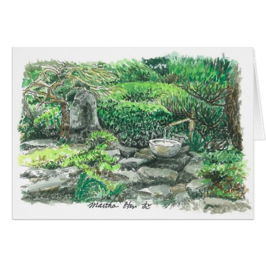 A Bamboo waterfall (Front Horizontal)