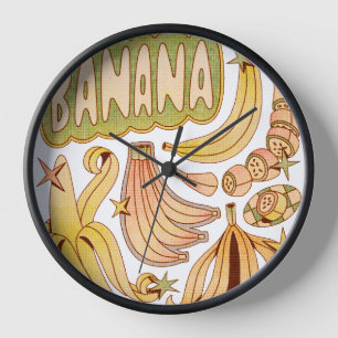 A Banana / Illustration of Banana Clock