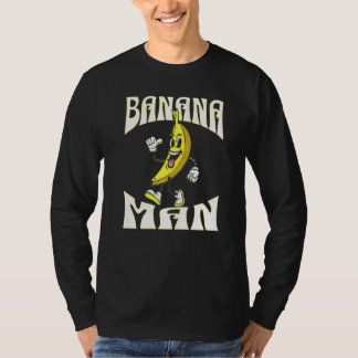 A Banana with a face arms legs and shoes Man T-Shirt
