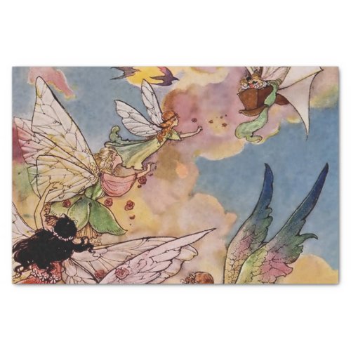âœA Band of Fairiesâ by Florence Anderson Tissue Paper