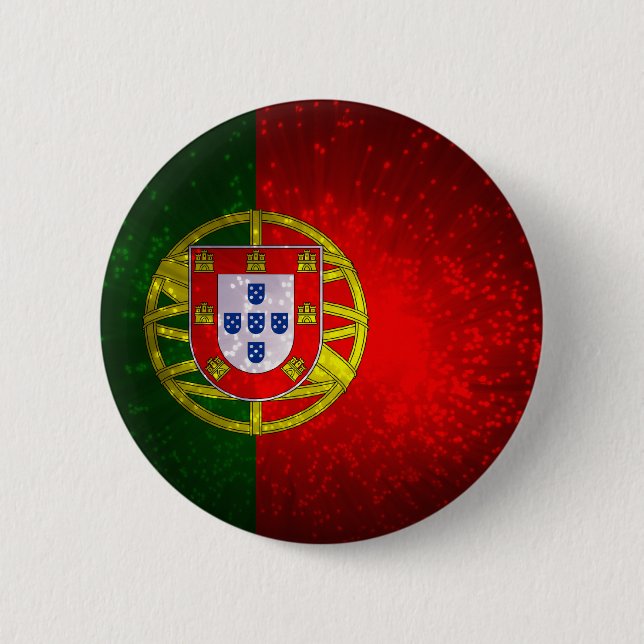 A bandeira de Portugal Pinback Button (Front)