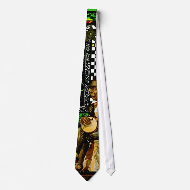 A Banjo On My Knee Neck Tie (Front)
