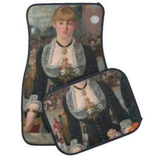 A Bar at the Folies-Bergère Edouard Manet Car Floor Mat