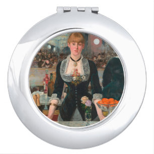 A Bar at the Folies-Bergère Edouard Manet Compact Mirror