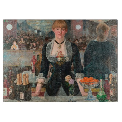 A Bar at the Folies_Bergre Edouard Manet Cutting Board