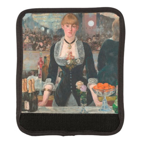A Bar at the Folies_Bergre Edouard Manet Luggage Handle Wrap