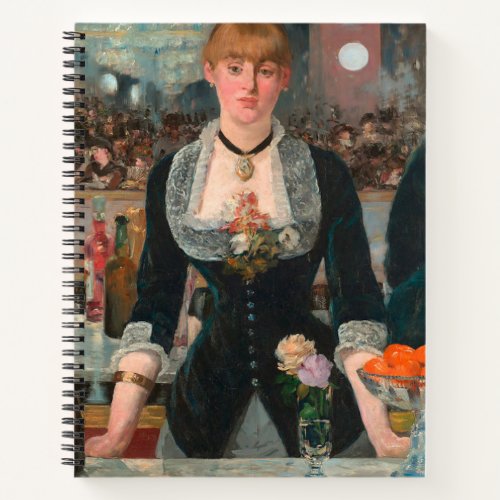 A Bar at the Folies_Bergre Edouard Manet Notebook