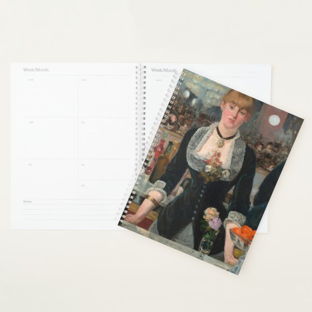 A Bar at the Folies-Bergère Edouard Manet Planner (Display)