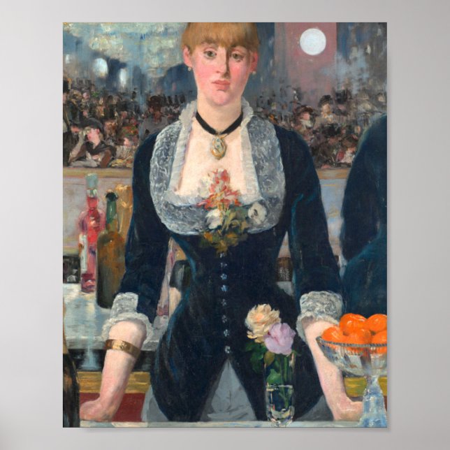 A Bar At The Folies Bergere - Edouard Manet Poster (Front)