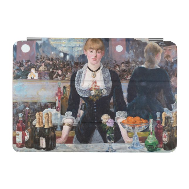 A Bar at the Folies-Bergere, Manet iPad Mini Cover (Horizontal)