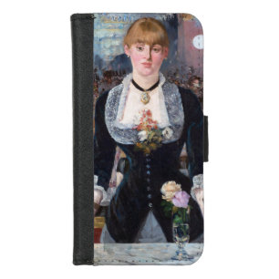 A Bar at the Folies-Bergere, Manet iPhone 8/7 Wallet Case