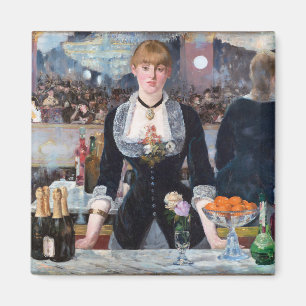 A Bar at the Folies-Bergere, Manet Magnet