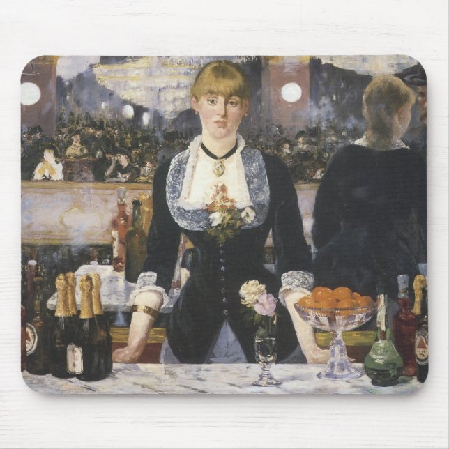 A bar at the Folies-Bergere Mouse Pad (Front)