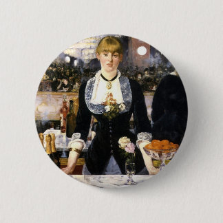 A bar at the Folies-Bergère Pinback Button