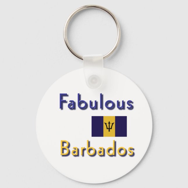 a barbados keychain (Front)