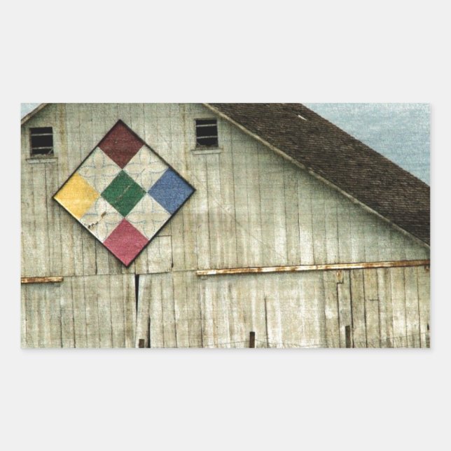 A Barn That Once Was Rectangular Sticker (Front)