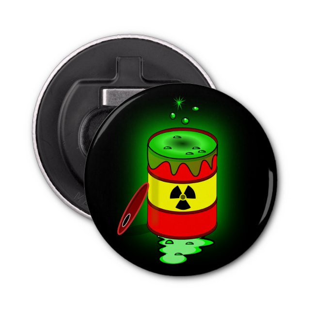 A Barrel of Toxic Waste. Bottle Opener (Front)