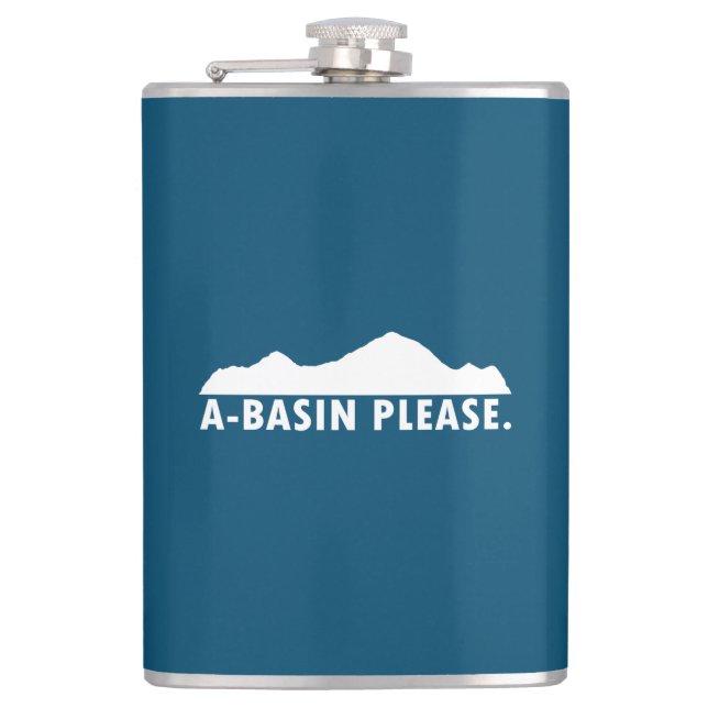 A-Basin Please Flask (Front)